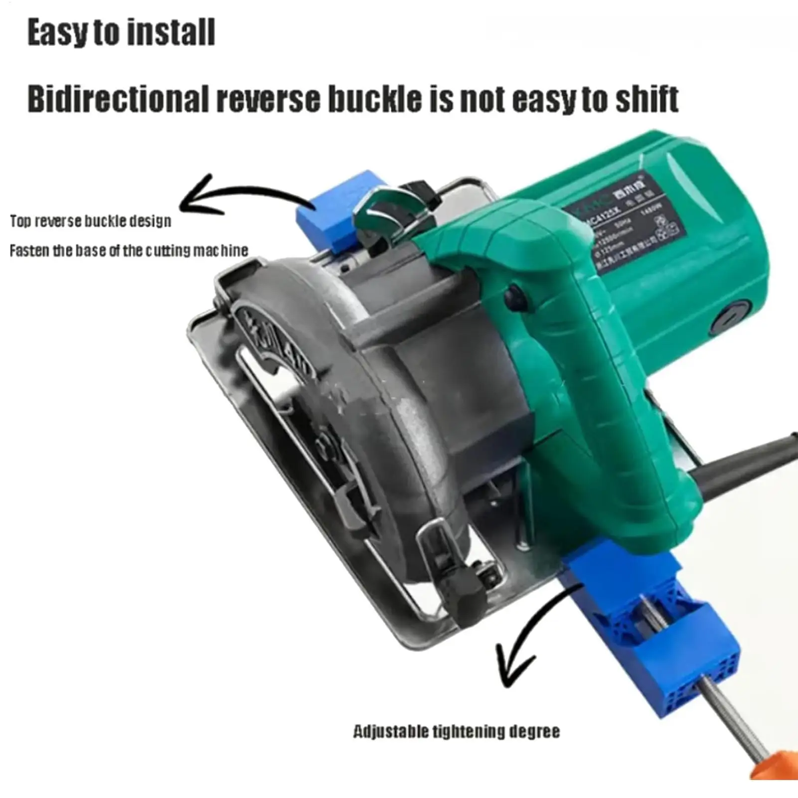 

Saw Milling Positioning Clamp Adjustable Precision Woodworking Positioner Tool Electric Circular Saw Positioning Attachment