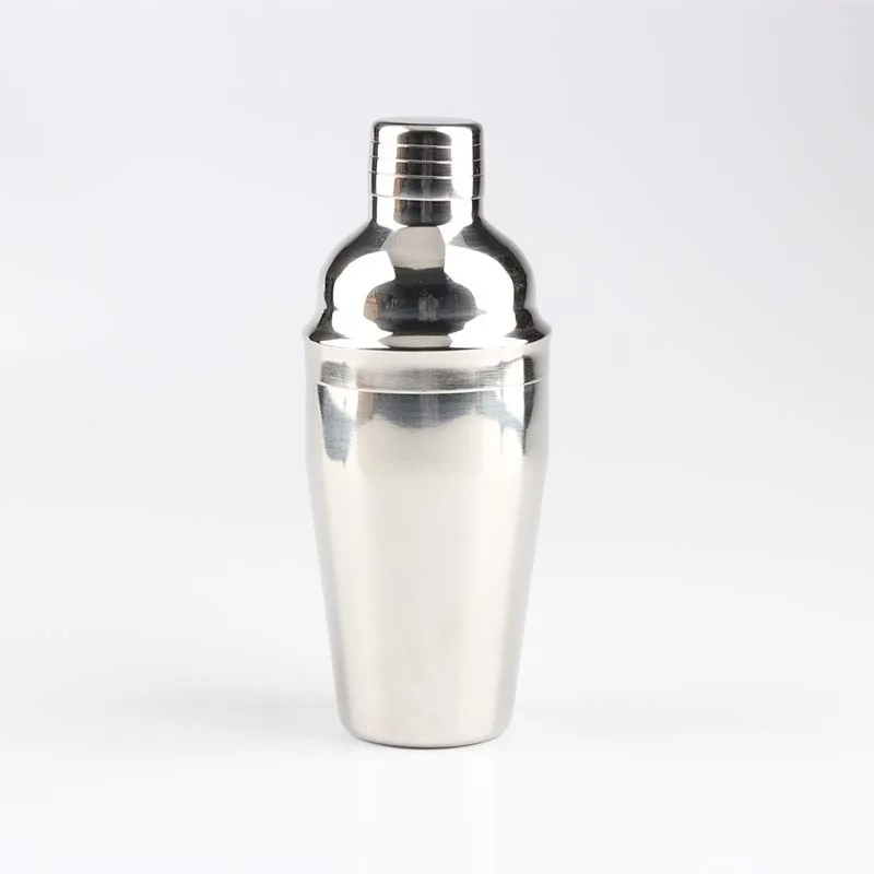 Essential  Cocktail Making Set, 10Pcs 750ml Stainless Steel Boston Shaker Jigger Spoon Muddler All Bar Accessories