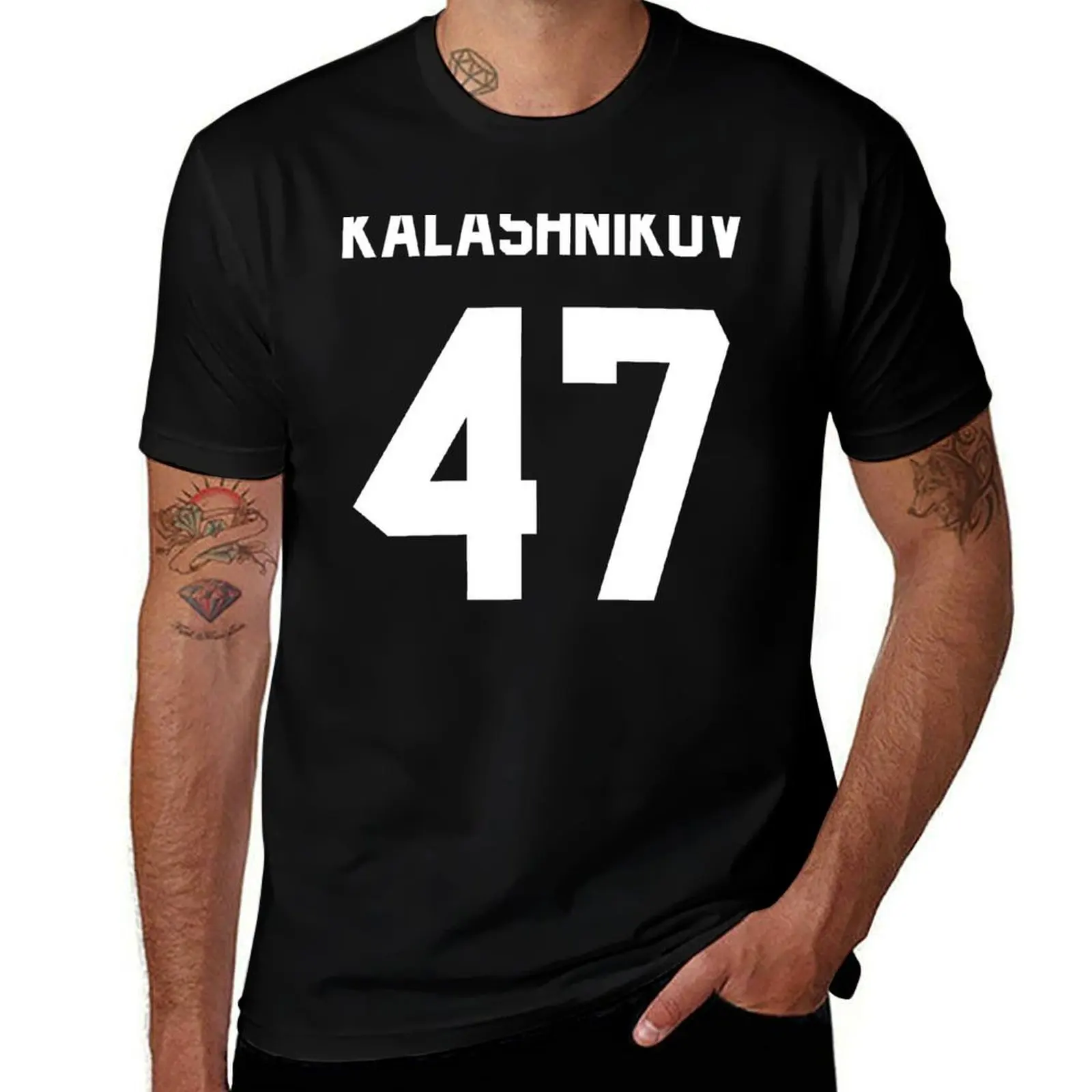 

KALASHNIKOV 47 T-Shirt t shirts for man slim fit anime t shirts oversize graphic t shirts for man T-Shirt