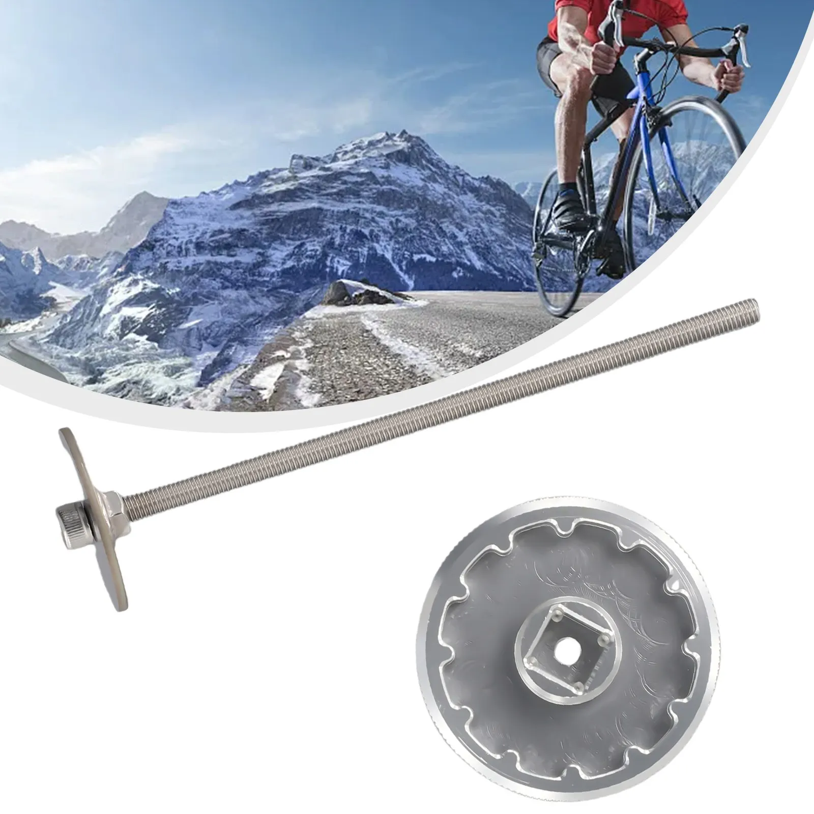 

Велосипедный ключ, инструмент для каретки, алюминиевый инструмент для обслуживания велосипеда и инструменты для Chris King, серебряная резьба, практичная новинка 2023, новинка