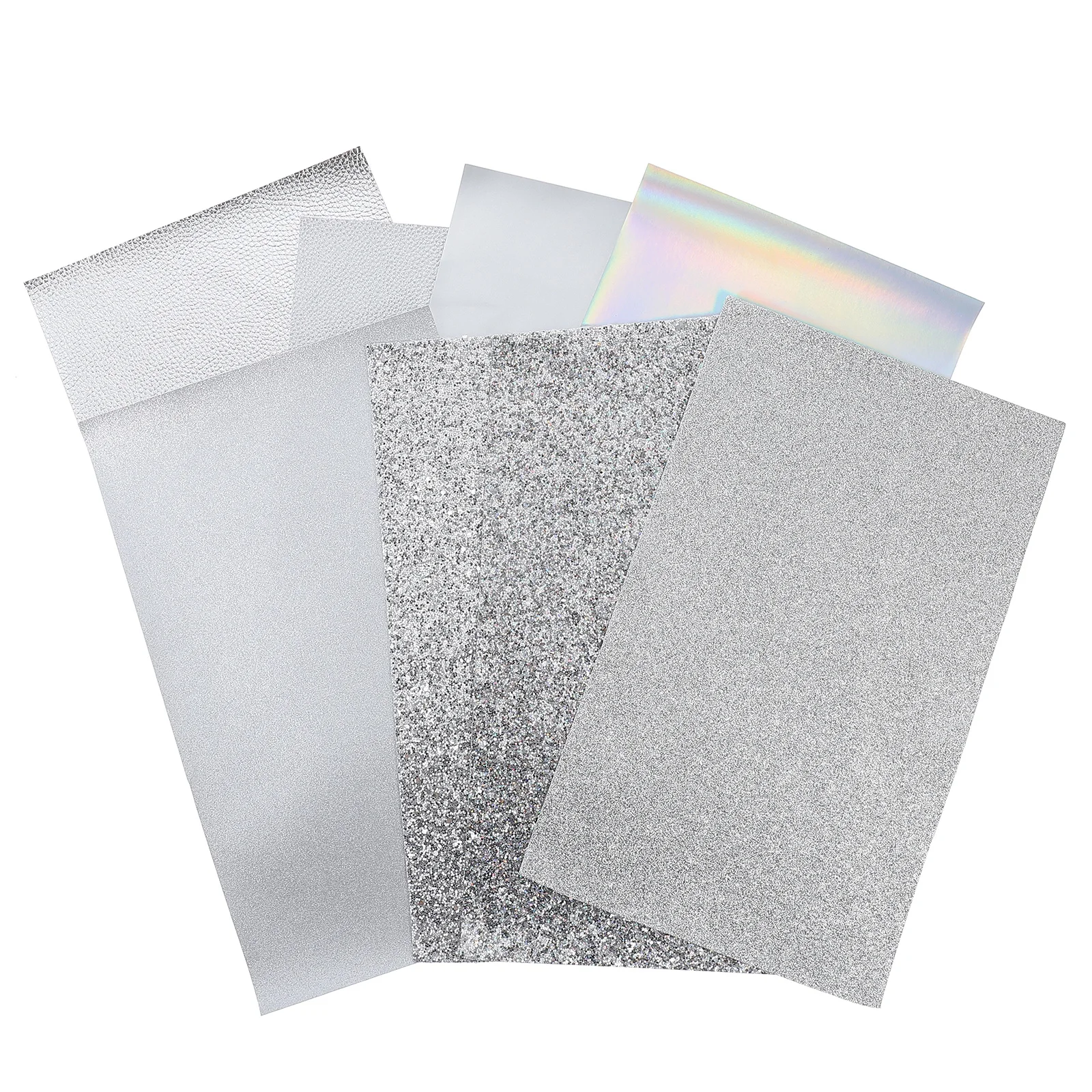 

8 Pcs Faux Suit DIY Craft Material Jewelry Making Fabric Artificial Leatherette Sheets for Bags Wallets Home Decor