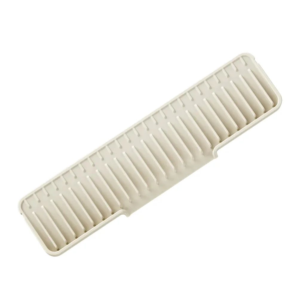 Silicone Drainage Mat for Kitchen Sink Use Featuring Narrow Edge for Tight Spaces and Effective Water Absorption