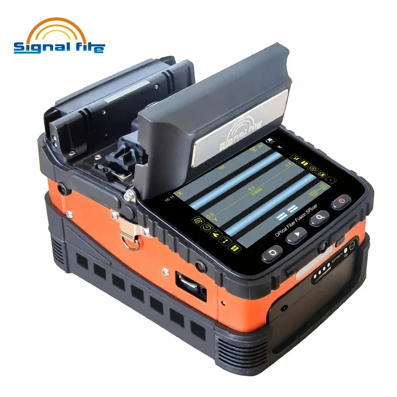 Signal fire  ai6a new model  Optical Fiber Fusion Splicer splicing machine six motors core to core 5 years warranty