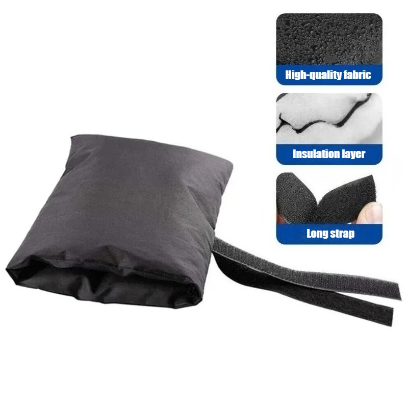 قطعة واحدة من غطاء الصنبور الخارجي شديد التحمل بأحجام متعددة مع سهل التركيب - واقي مضاد للتشقق لرش العشب وصنبور الحريق #4