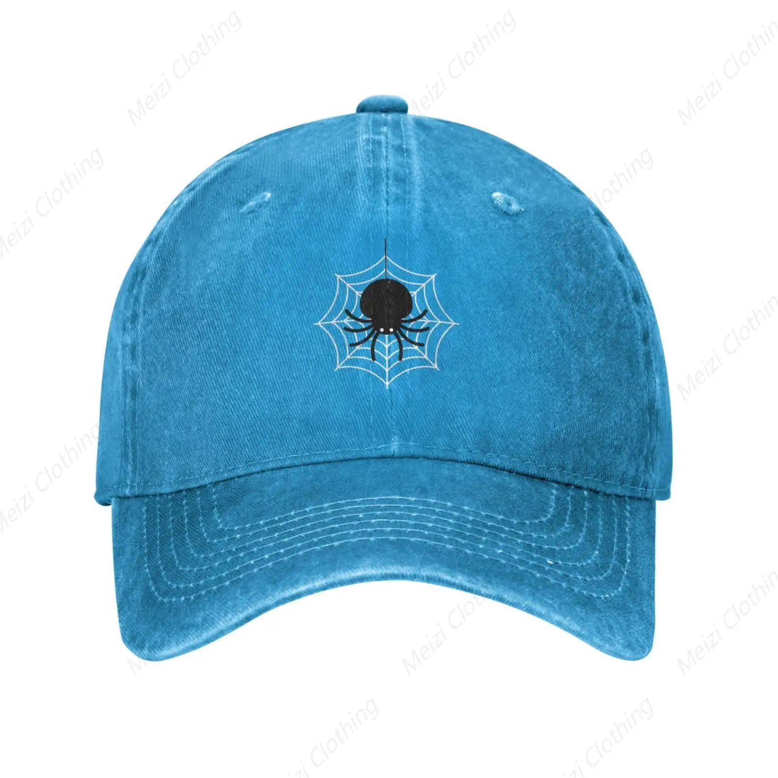 

Fun Spider Street Cowboy Hat Fashion Outdoor Sports Sunshade Truck Hat Personality Male Female Dad Baseball Hat