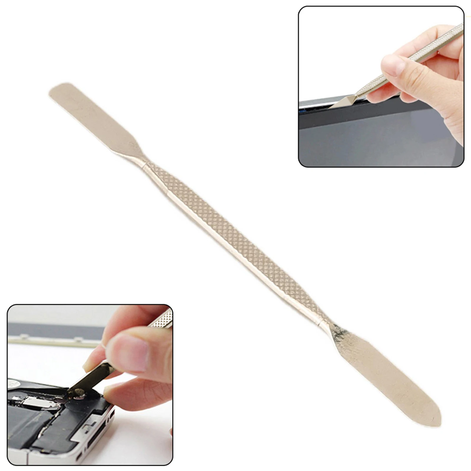 Hot Sale Practical Useful Pry Repair Tools Silver Hardness About 11.4*0.6 Cm Disassemble Opening Phone Spudger