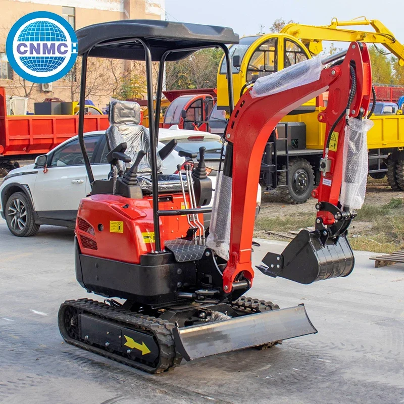 

CNMC Mini Excavator 1.8 Ton Hydraulic Mechanical Excavator Loader Easy Operate Farm Garden Factory Direct Sales CE EPA Certified