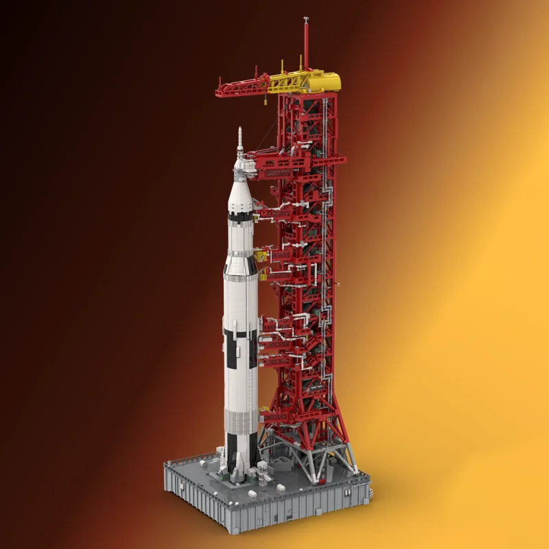 New 15161Pcs Popular Space Technology Series Moc Mobile Launcher Model Building Block Diy Creative Ideas Brick Toy Birthday Gift