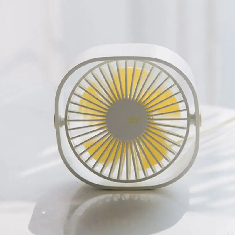 L8RE Маленький настольный вентилятор Персональный тихий охлаждающий вентилятор Домашний USB перезаряжаемый настольный