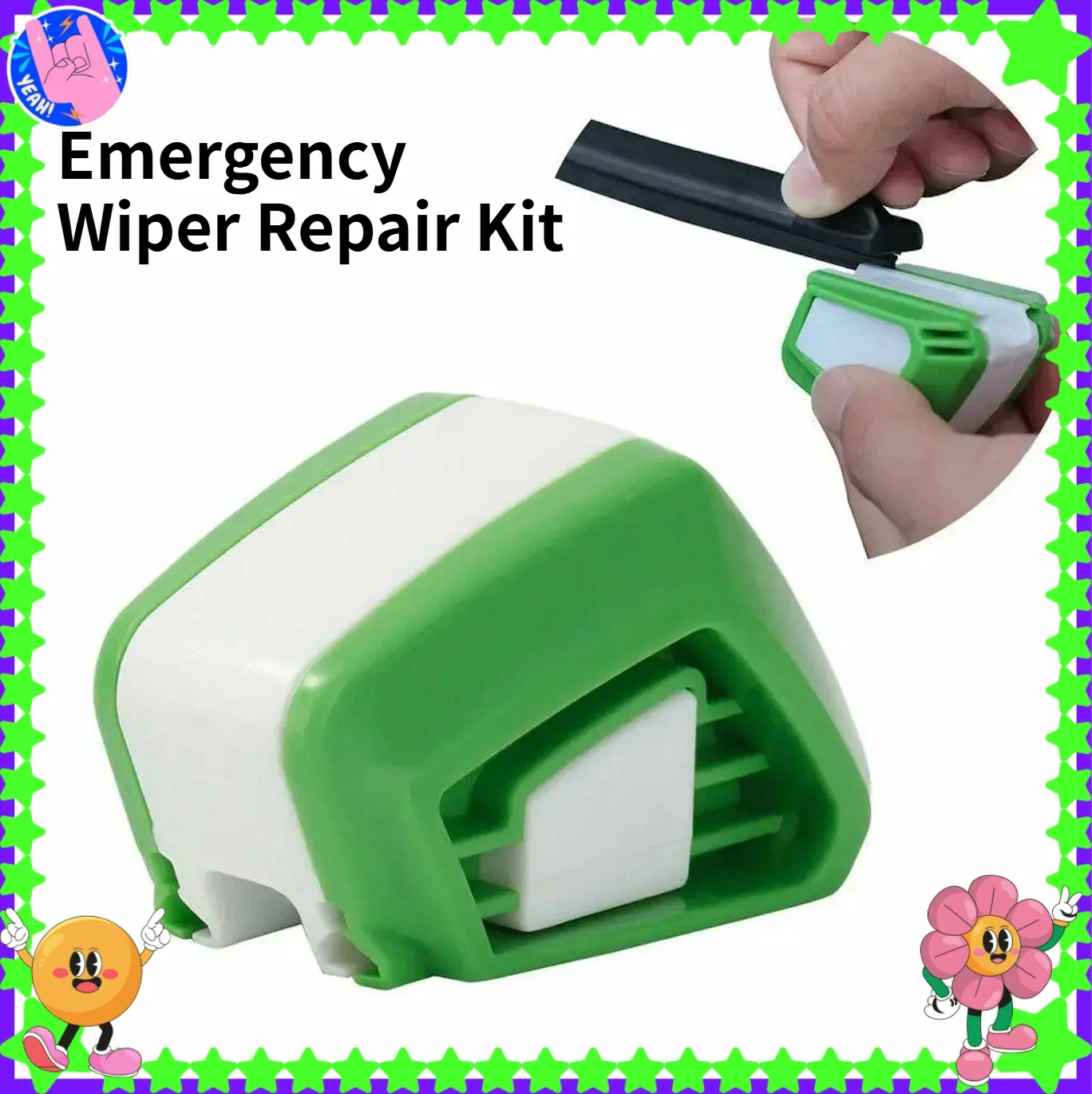Notfall Wischer Reparatur Kit Auto Wischer Reparatur Werkzeug Scheibenwischer Reparatur Kit Restaurator Scheibenwischer Klinge Wischerblatt Cutter