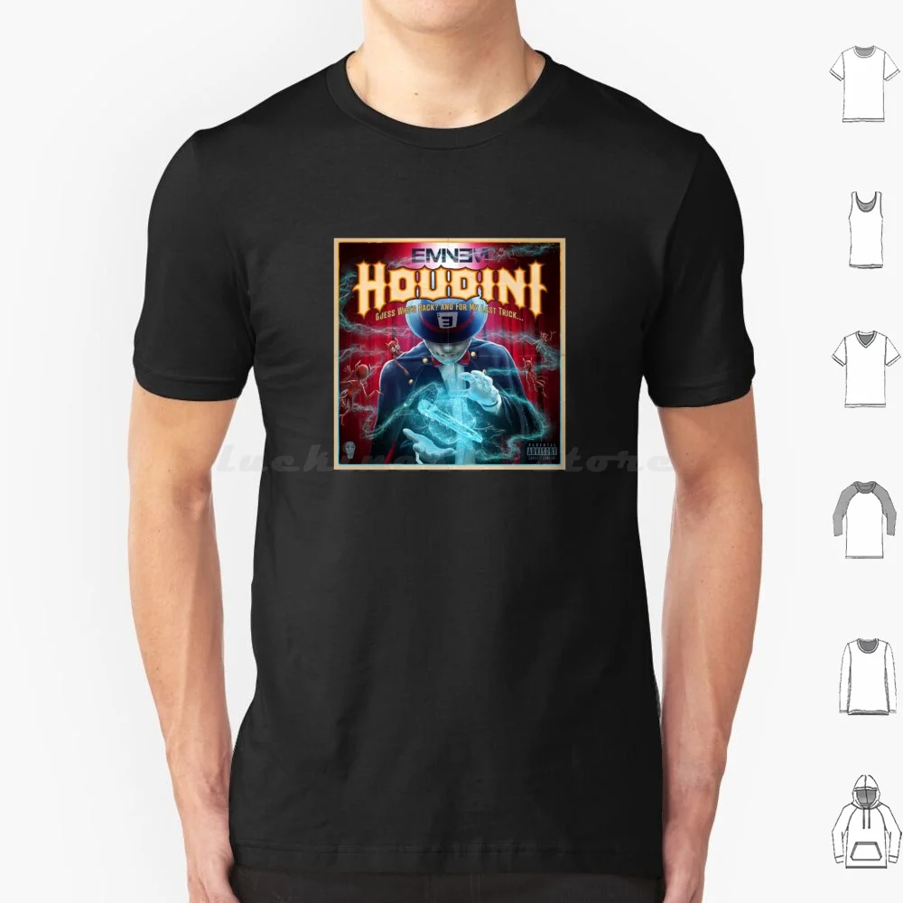 Houdini T Shirt Cotton Men Women DIY Print New Cover Houdini Rap Album Whos Back For My Last Track Houdini Cover