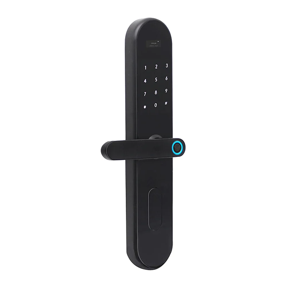 

Identify quickly matte black fingerprint automatic smart door lock