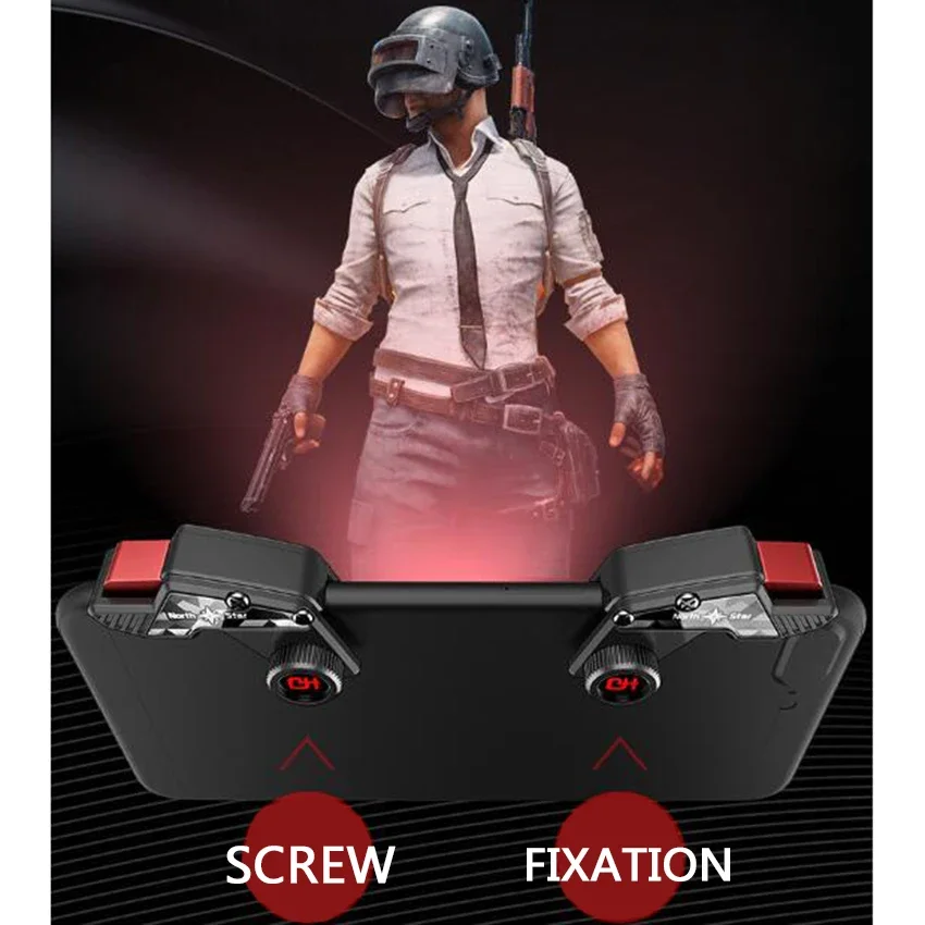 Yoteen Smart Phone Shooting Trigger For PUBG Fornite L1 R1 Aimkey Fire Button Joystick Controller North Star