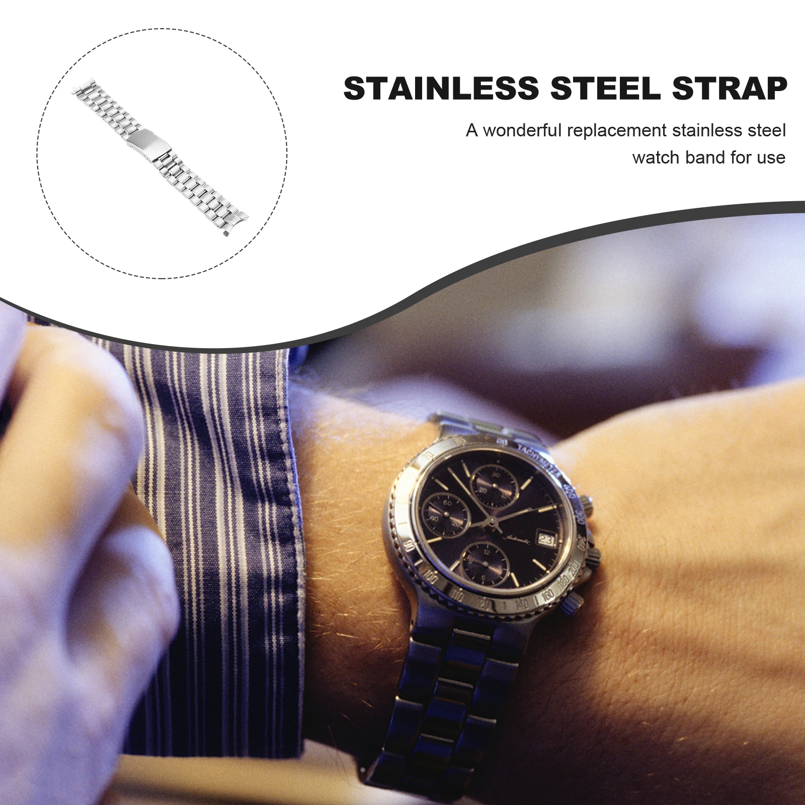 

Curved end watch band Curved end 22mm watch band 22mm curved end watch band Stainless steel watch band 22mm