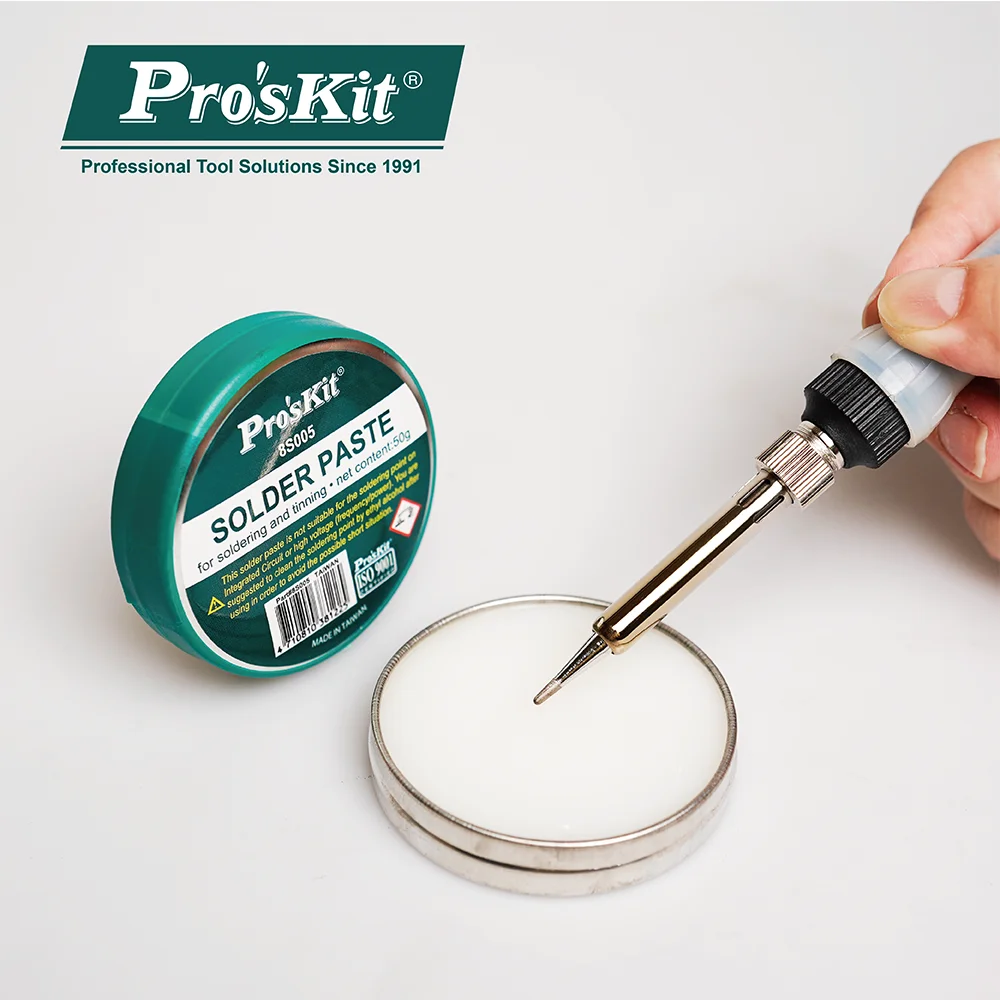 Pro'sKit 8S005 50g حماية البيئة خالية من الرصاص دون مساعدة حمض لحام النفط لحام لصق تدفق أدوات لحام أجزاء