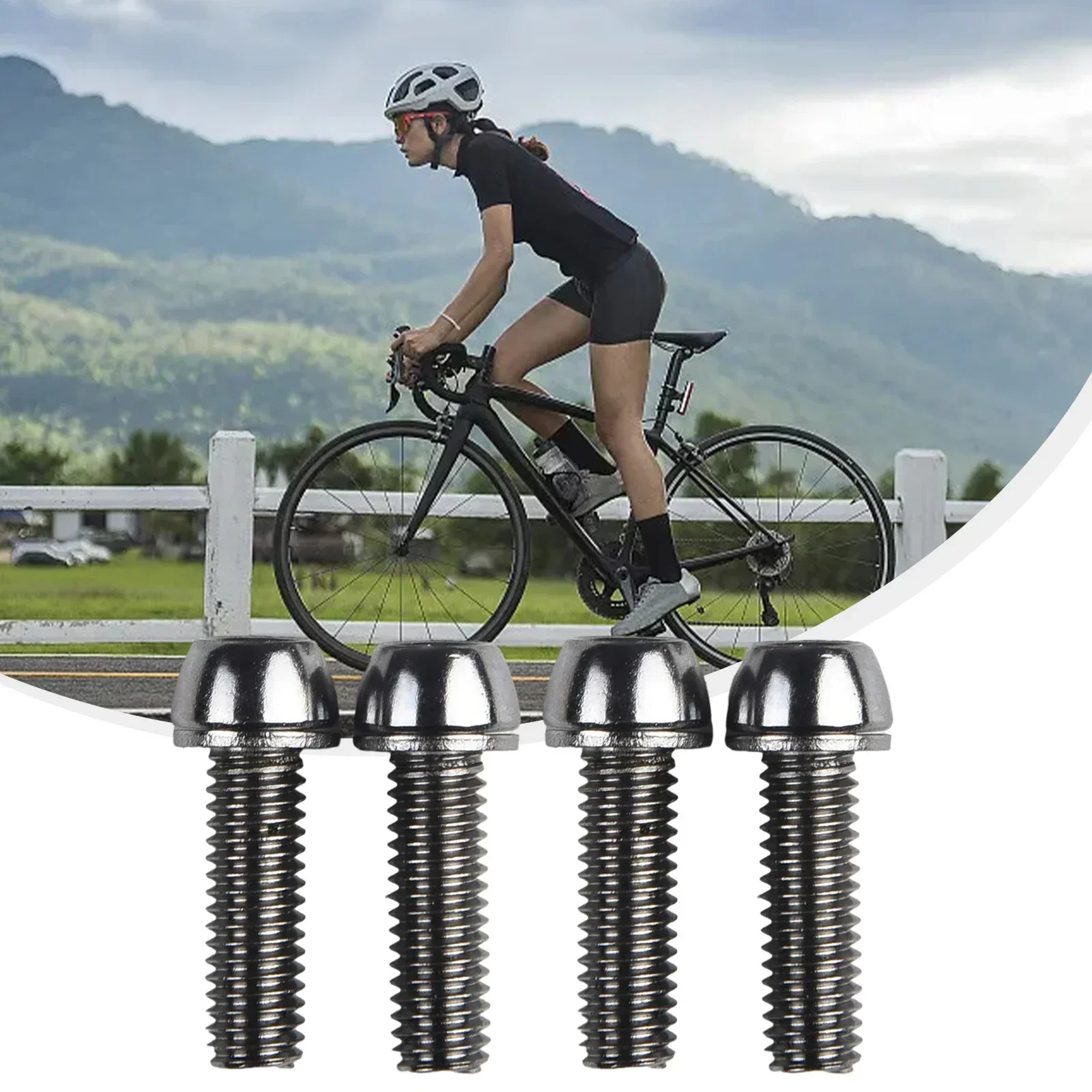 

Bicycle Steering Handlebar Stem Screws Bolts Hot Sale Colorful Stainless Steel M5*20mm M6*20mm Bike Stem Screws/Spacers Parts