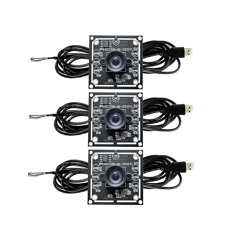 100 Degree Camera Module 1MP OV9732 1280x720 USB Free Driver Manual Focus, with 2 Meter / 3 Meter Cable for WinXP/7/8/10