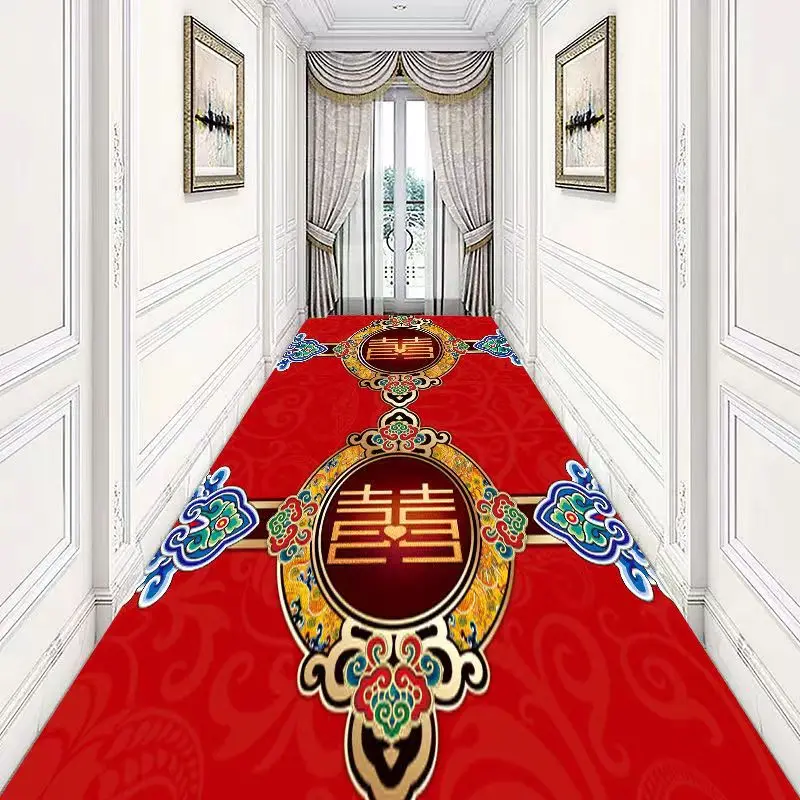 3D Carpets Lawn Path Hallway Corridor Rug Kids Play Living Room Area Rug Bedroom Kitchen Mat Crystal Velvet Anti-Slip