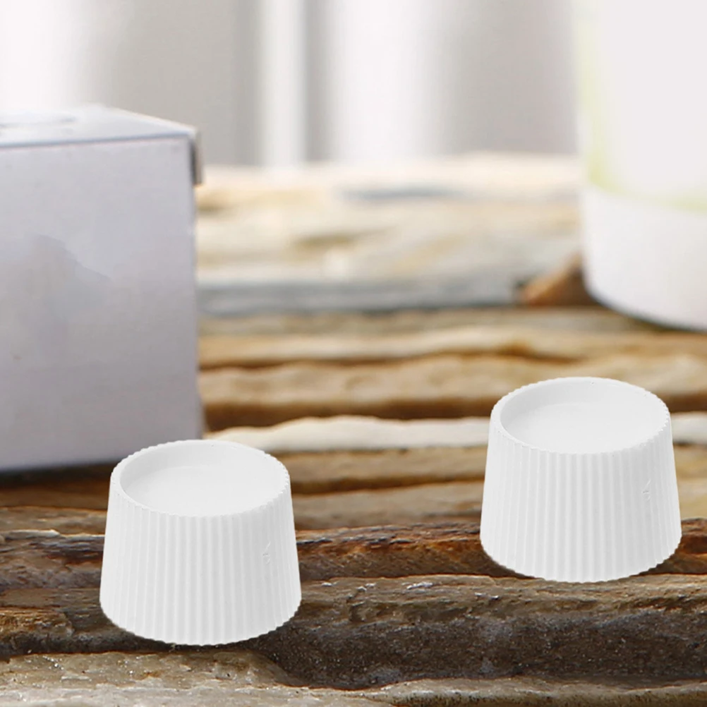

50pcs Caps Reusable Screw-On Lids For Toothpaste Tubes Multi-Functional Dispensing Lid Replacement Caps Sealing Cover Travel