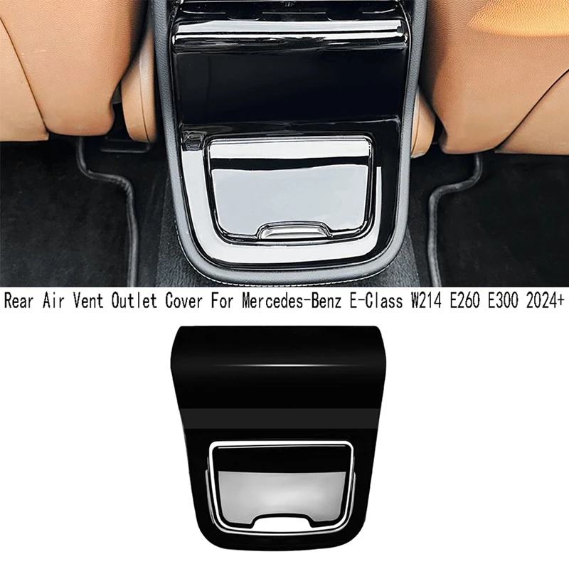 Car Interior Rear Air Vent Outlet Cover Armrest Box Ashtray Cover For Benz E-Class W214 E260 E300 2024+