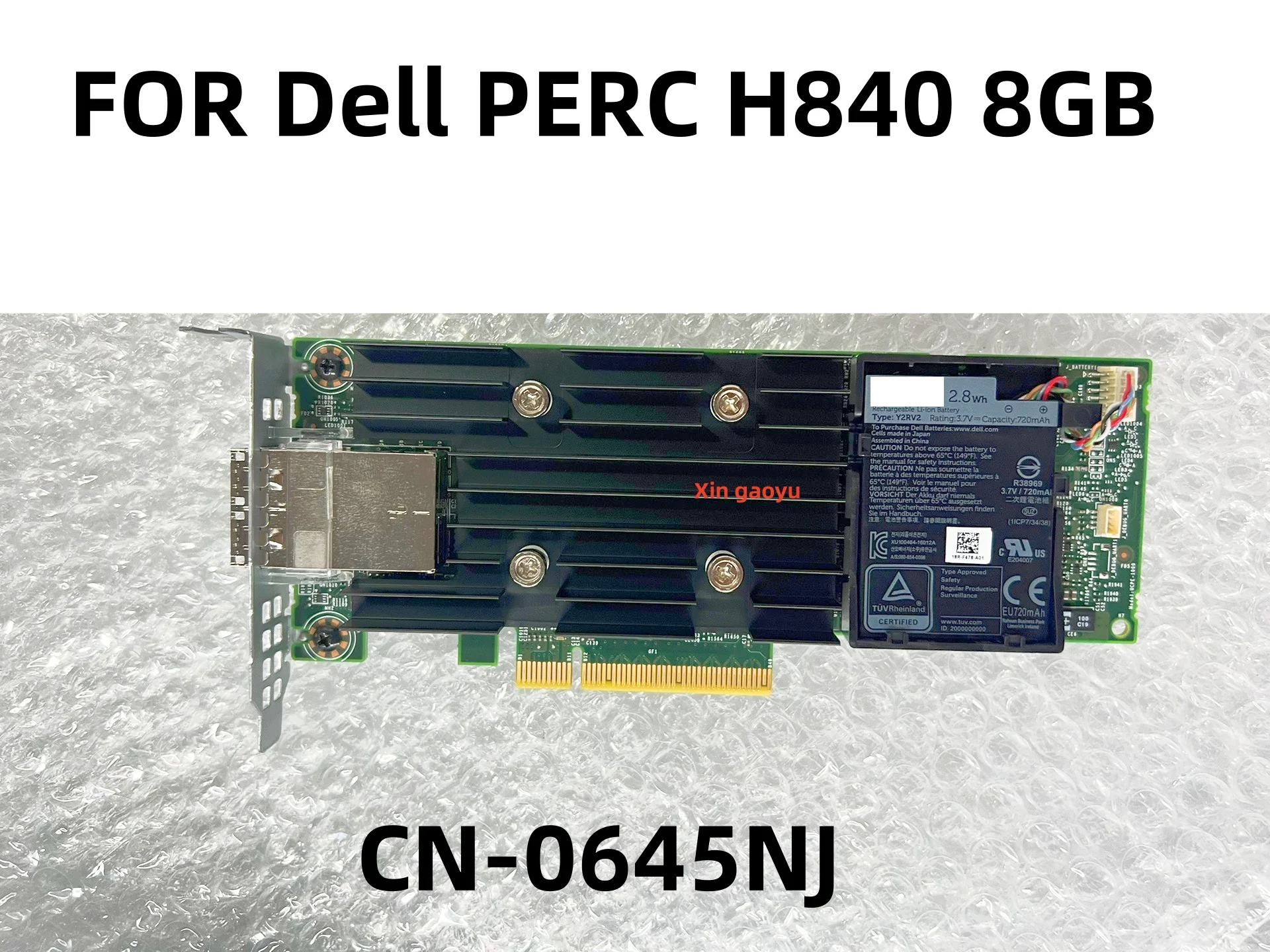 original For Dell PERC H840 8GB Cache CONTROLLER AIR 0645NJ 645NJ or MD1400 MD1420  100% Tested Fast delivery