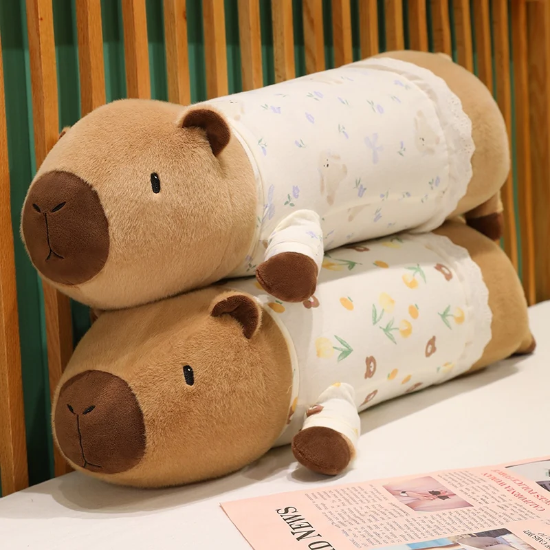Kawaii Kapibala Plush Toy Capybara Animal Soft Stuffed Toy Capibala Cute Doll Pillow Gift Decoration
