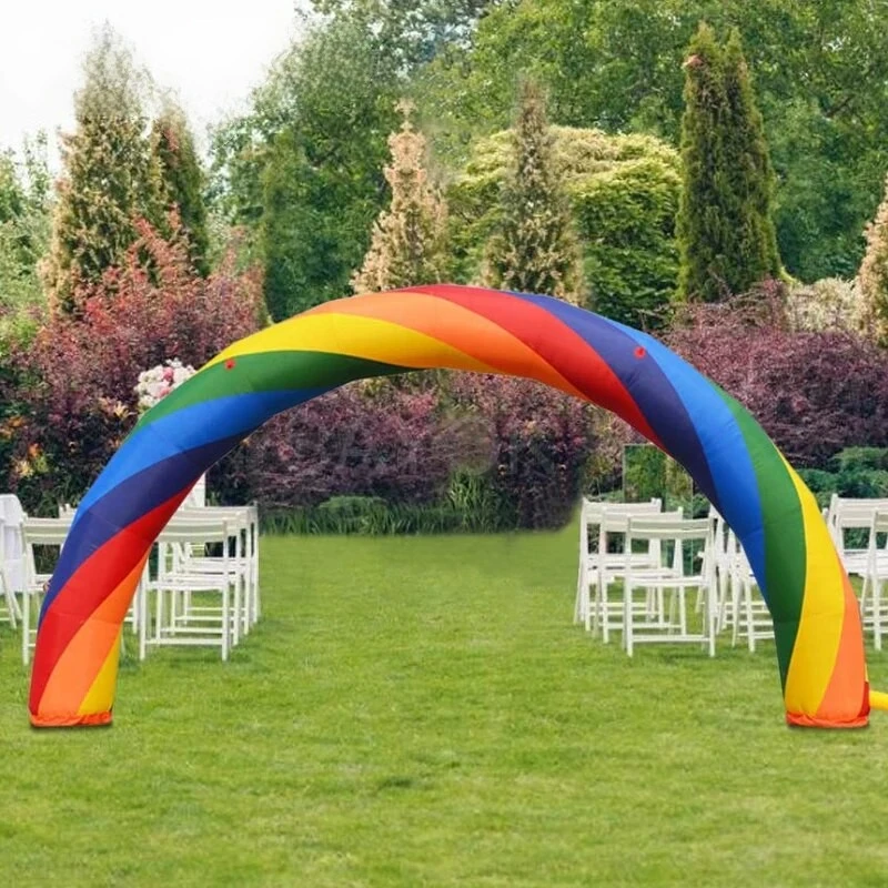 Arch Colorful Inflatable  8x4m Inflatable  Archway For Events Entrance Rental Advertising Party Decoration