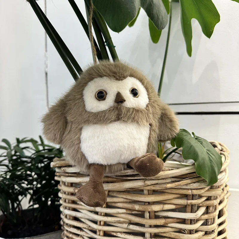 20cm Adorable Funny Owl Cute Soft Stuffed Animal Doll Soft Plush Toy Room Decor Boys and Girls Perfect Birthday Holiday Gift