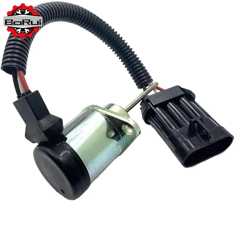 

1J710-60011 6691498 6691313 7000769 Stop Solenoid Fuel Shut Off Solenoid For Bobcat S160 S185 S205 450 1E137-60012