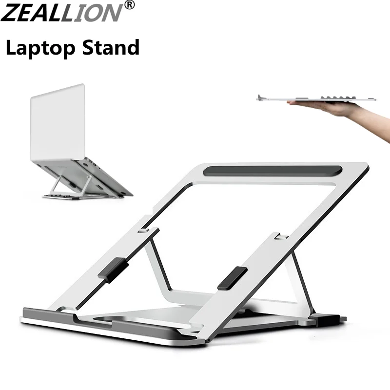 

Laptop Stand Aluminum Alloy Material Folding Design Multi Adjustment Holder Suitable for 11-15.6 Inch Laptop