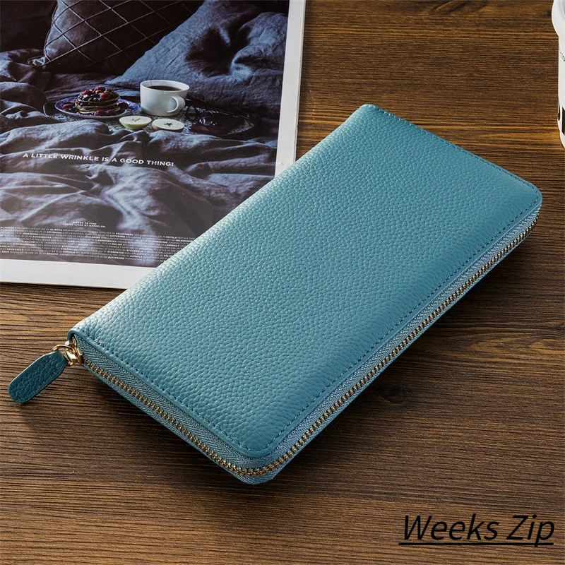 ox-knight-weeks-zip-cover-grain-cowhide-journals-notebooks-lychee-genuine-leather-for-planner-vintage-notepad-diary-stationery