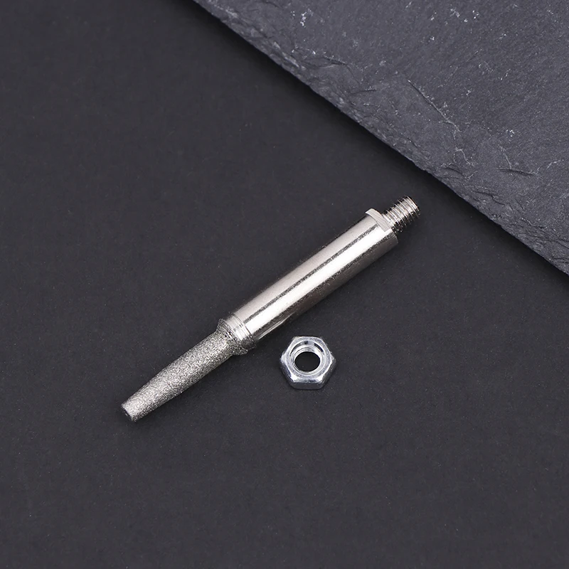 Diamond Coated Grinding Head for Chainsaw, Sharpener Parts, Cylindrical Burr, File Grinding Tools, 4mm, 5mm, 6mm, 3pcs por conjunto