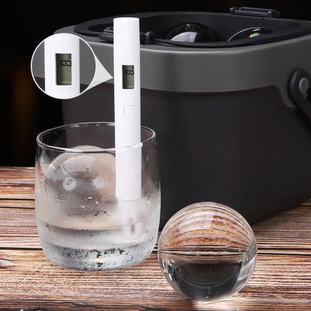 

6CM Crystal Clear Ice Ball Maker 4 Cavities High Purity Bar Clear Ice Sphere Mold Silicone Square Ice Cube Mold Drink