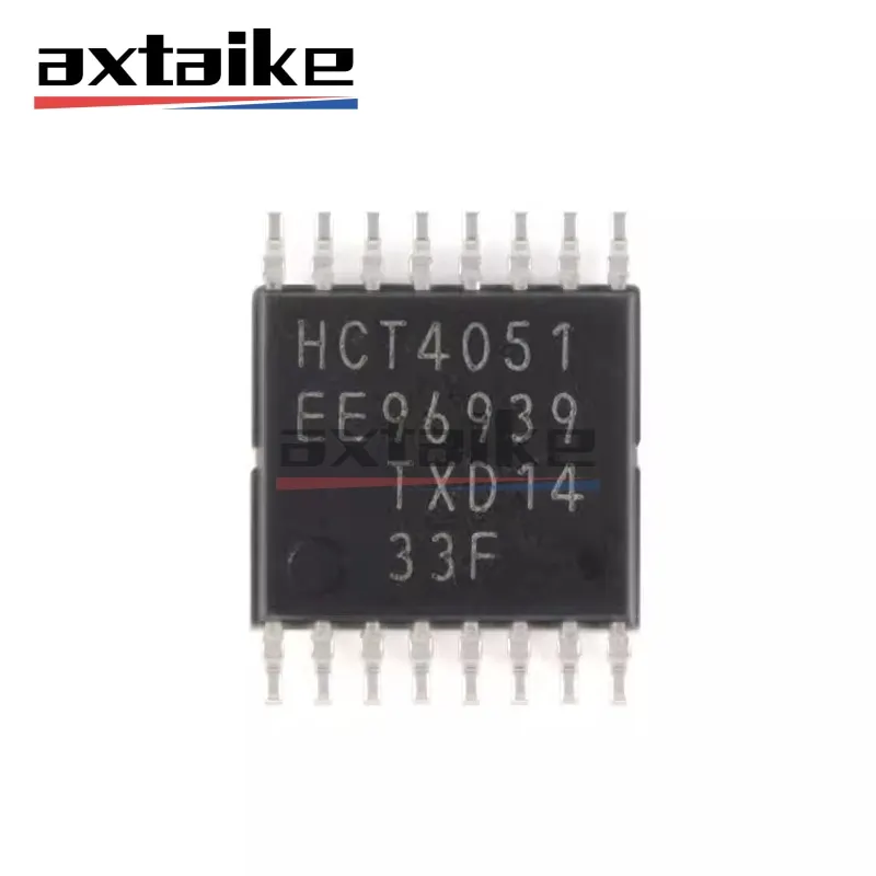 10PCS 74HCT4051PW HCT4051 TSSOP-16 74HCT4051 SMD Chip 8-channel Analog Multiplexer Demultiplexer IC