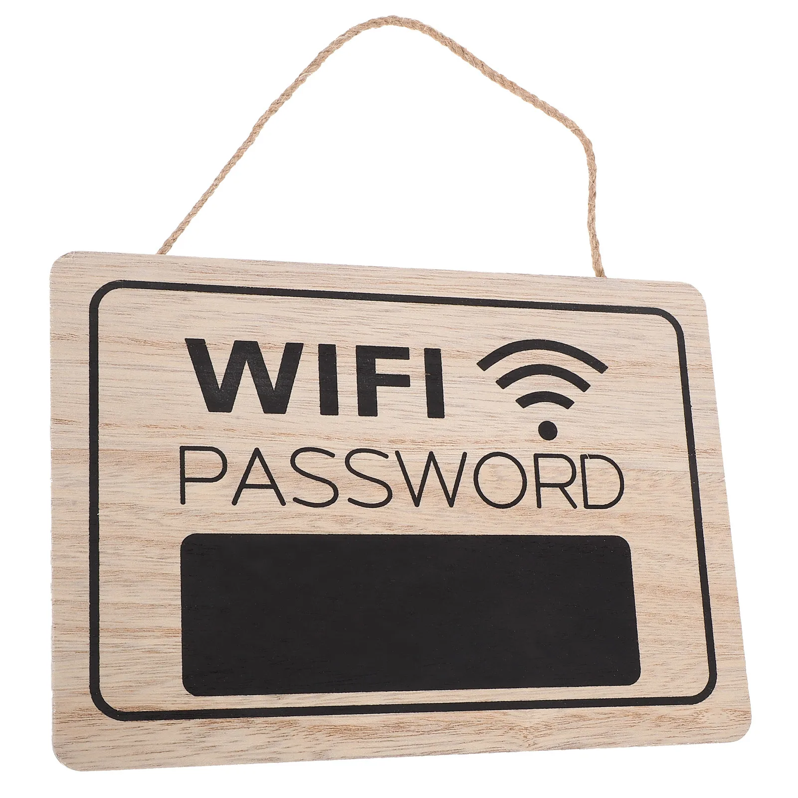 WiFi Password Sign Wooden Wall Art Door Decor Home Office Hotel Eco Friendly Wood Sign WiFi Board Functional Stylish Decor