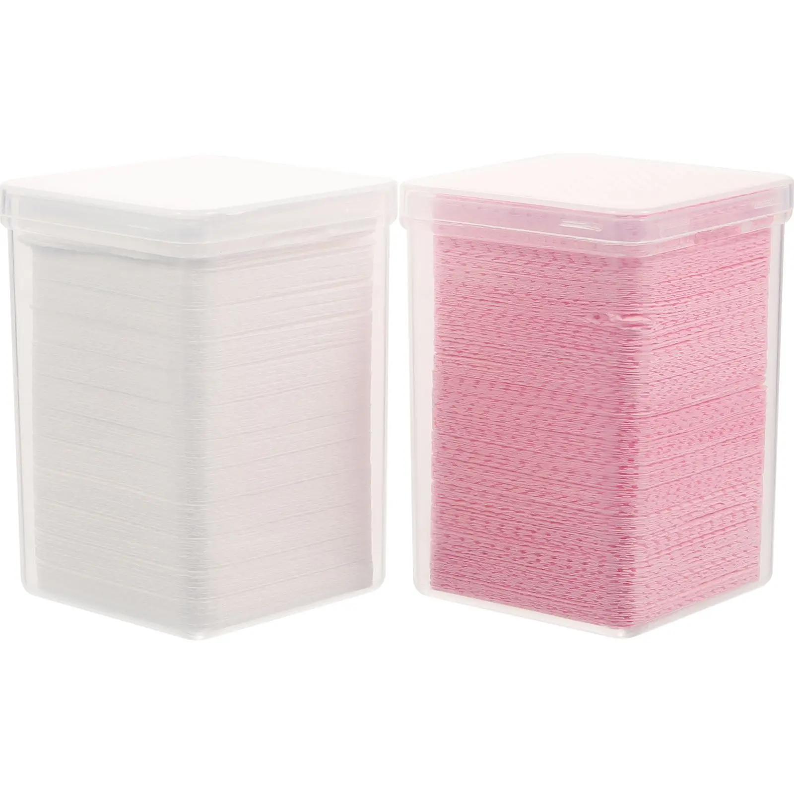 

2 Boxes Glue Cleaning Pads Eyelash Extension Wipes Nail Polish Remover Salon Disposable Non Woven Fabric Pads