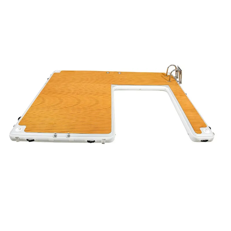 

Inflatable Motor Boat Jet Ski Dock Pontoon Summer Water Play Equipment Floating Yacht