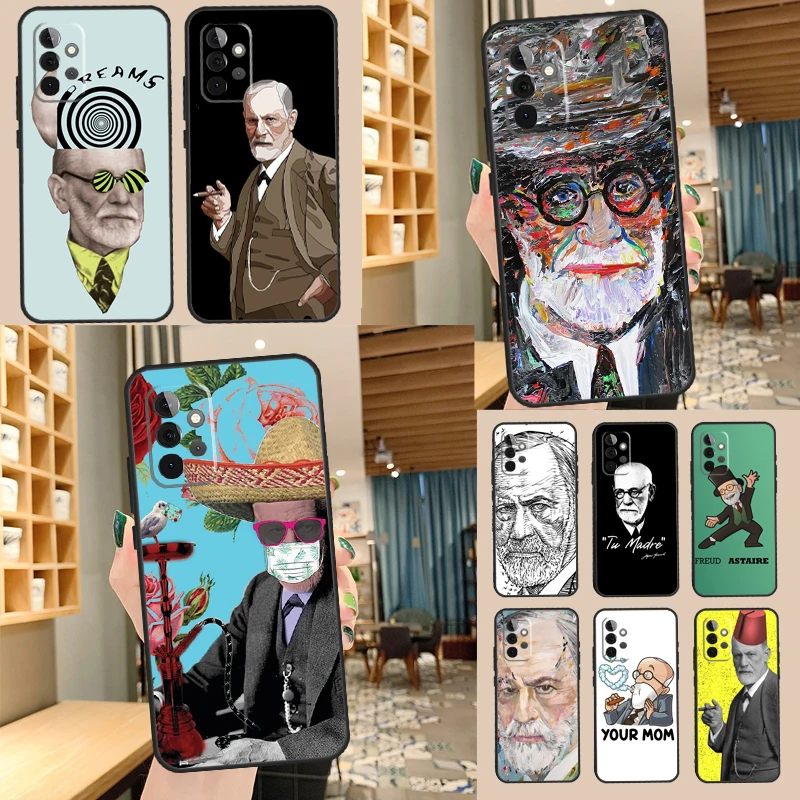 Sigmund Freud founder of psychoanalysis Case For Samsung Galaxy A14 A34 A54 A13 A33 A53 A73 A52S A51 A71 A12 A32 A42 A52 Cover