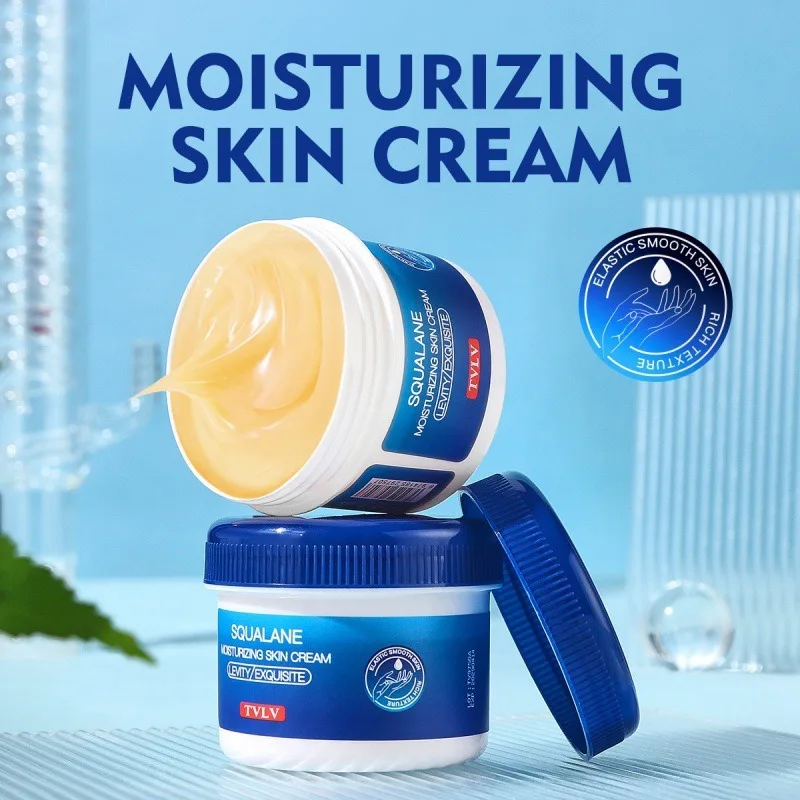 Ultra-Nourishing Squalane Cream for Dry Rough Skin Deeply Moisturizing Prevents Cracking Dryness Refreshing But Not Greasy