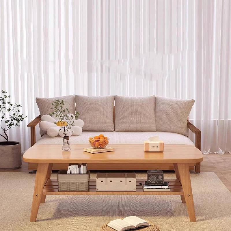 

French Aesthetic Coffee Table With Storage Luxury Vintage Neutral Coffee Table Nordic Modern Coffee Table Living Room Furniture