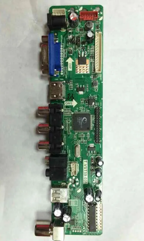 New small LCD TV main board T. VST59.031 T. VST 290,300 free program