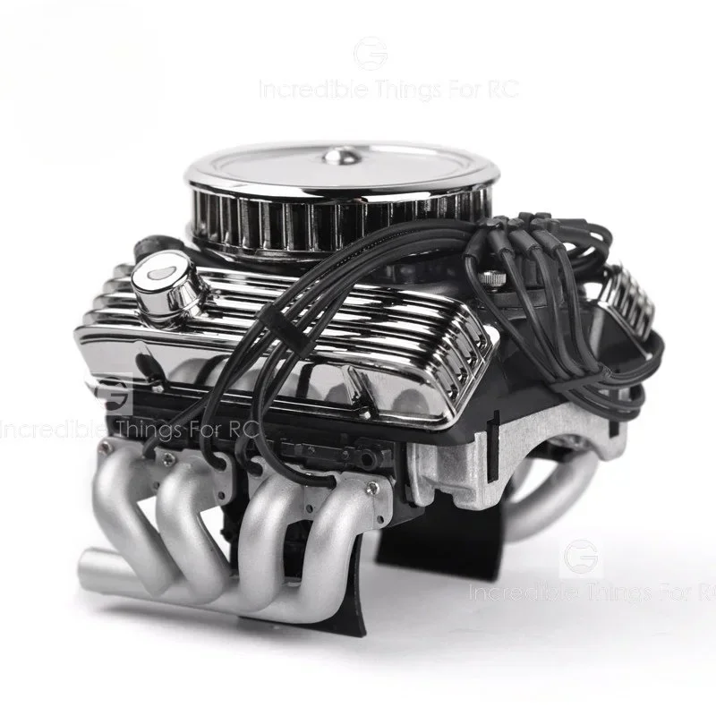 Classic V8 F82 Simulated Engine Motor Fan Radiator For 1/10 RC Crawler Car Trxs TRX4 SCX10 Rc4wd D90 VS4 Upgrade