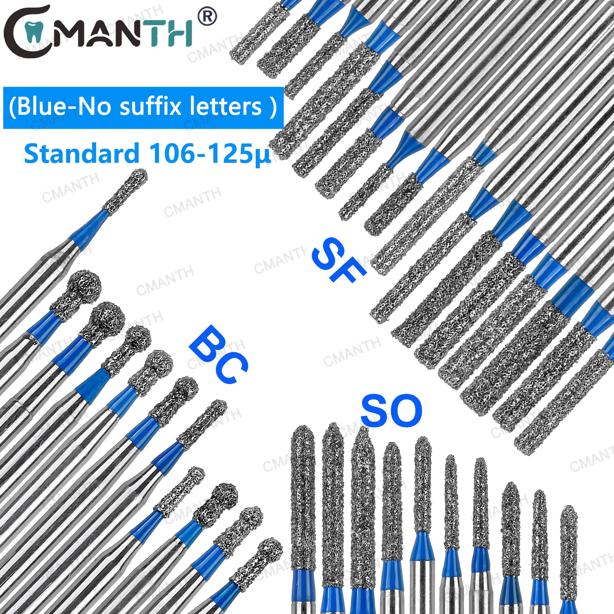 

10 шт. FG стоматологические алмазные боры для клубники, стандартная зернистость для высокоскоростного наконечника, инструменты для полировки зубов, отбеливание зубов SF SO BC