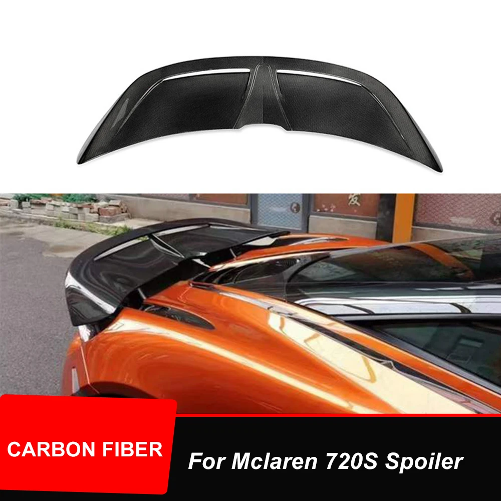 

Carbon Fiber Material Rear Trunk Lid Car Spoiler Wings For Mclaren 720S V Style Upgrade Tuning Decoration Sporty Accessories