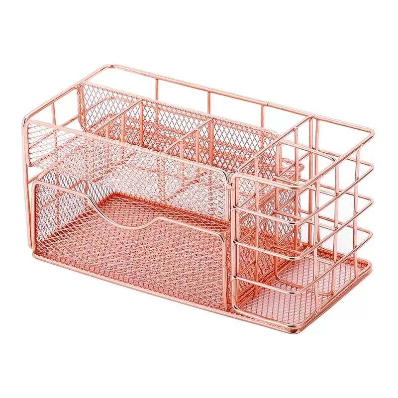 

Nordic Multi-Layer Metal Drawer Box, Office Organizer for Supplies, Stationery, Cosmetics, Files, Compact Desktop Storage Rack
