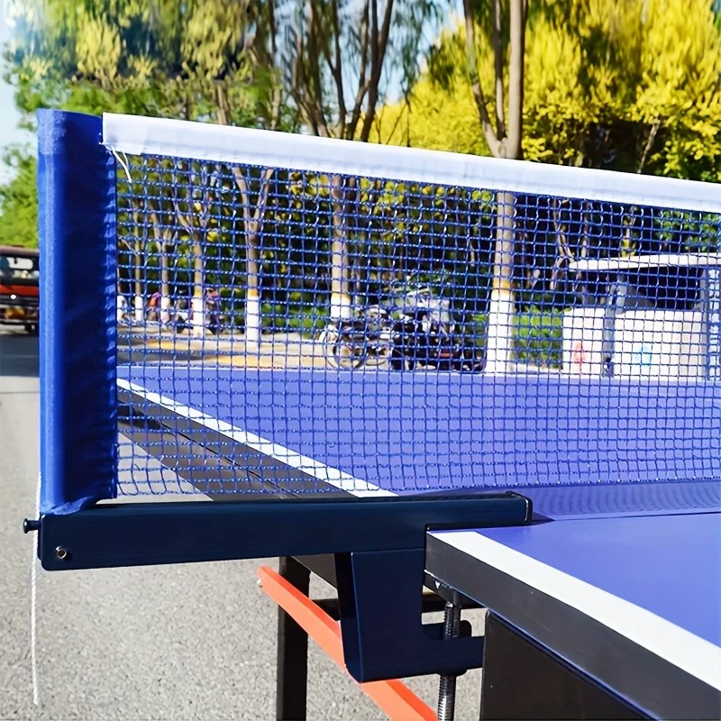 Table Tennis Net and Pole Set, Portable and Easy-to-Install Table Tennis Net Frame, Large Opening Design for Size, Table Tennis