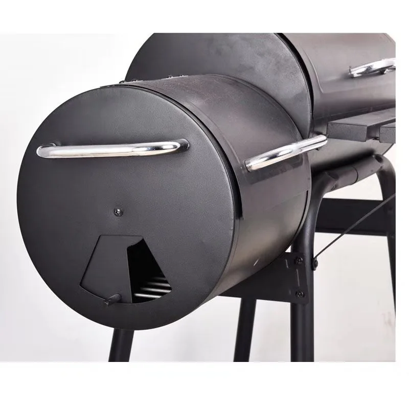 Imagem -02 - Bbq Charcoal Grill e Offconjunto Smoker Adequado para Exterior e Camping Atacado e Personalização