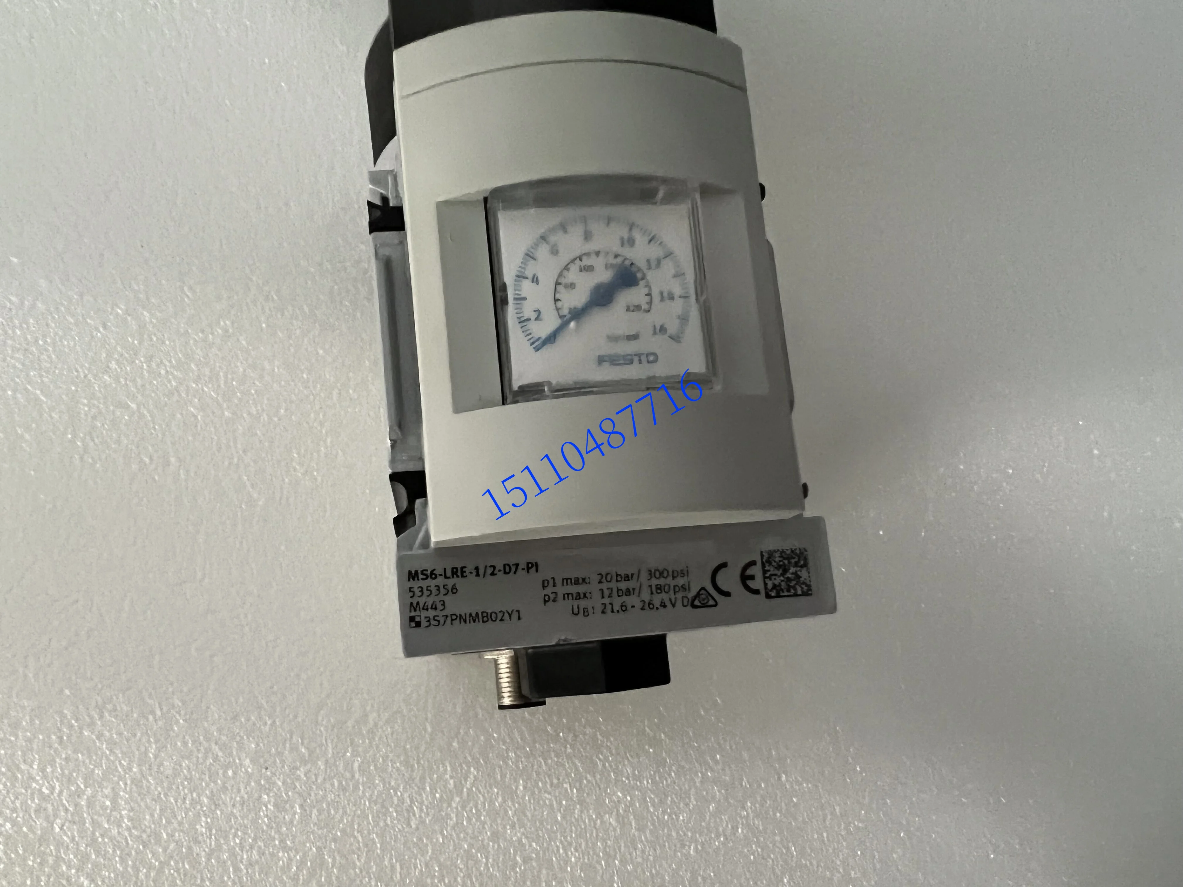 FESTO Festo Pressure Reducing Valve MS6-LRE-1/2-D7-PI 535356 Is Sold In Stock.