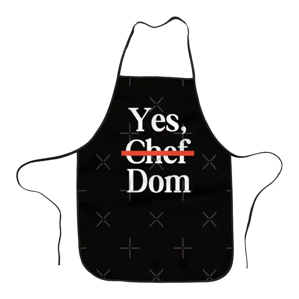 

Fashion Yes, Chef Dom Apron Store Logo For Women Gift Composite Fabric Cleaning Pinafore Home Cooking Accessories Apron