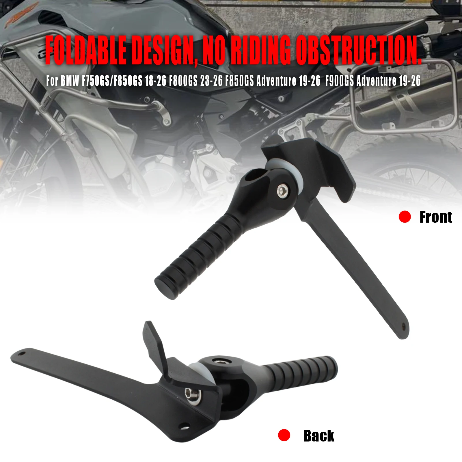 Folded Jack Up Handle Lifting Lever Assist Bar For BMW F900R F900XR 2018 2019 2020 2021 2022 2023 2024 2025 2026